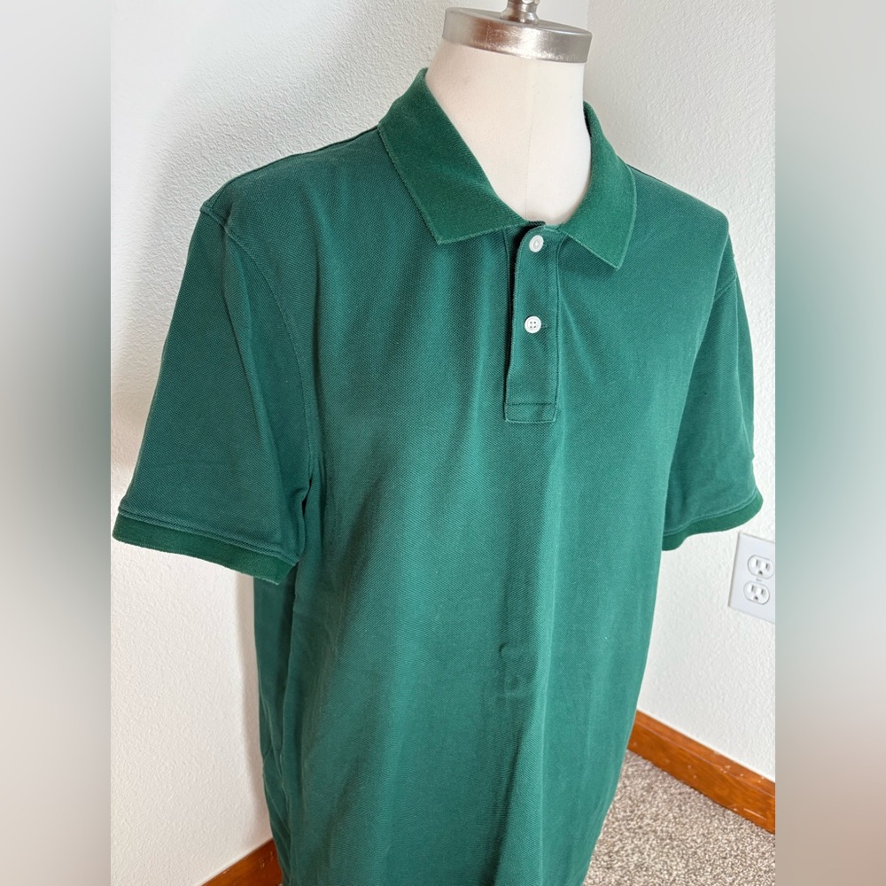 J. Crew Deep Green Polo Shirt Men’s Large
